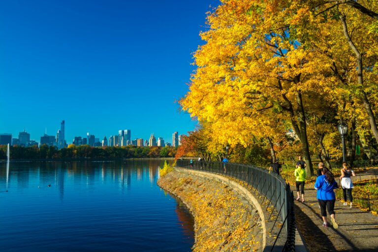 Central Park Jackie Kennedy Onassis Reservoir New York City GettyImages 640292140