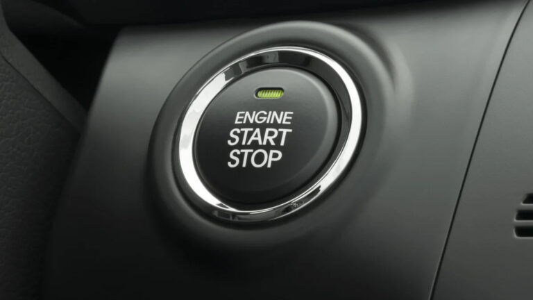 keyless smart key engine start stop button