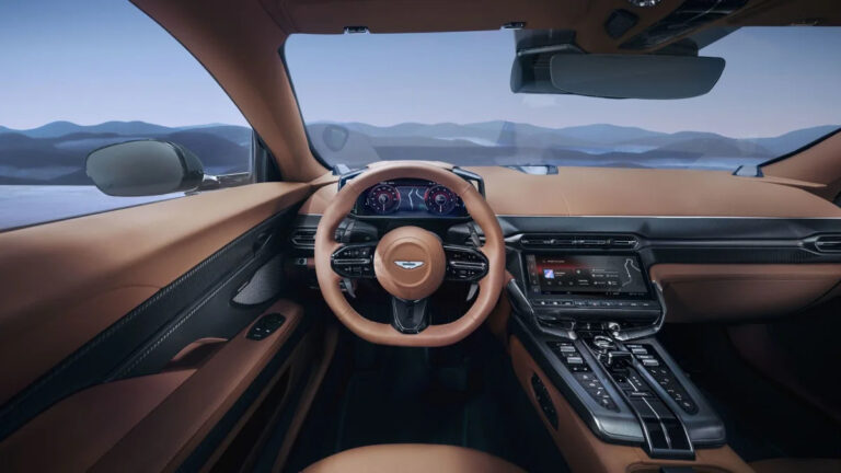 Aston Martin Vanquish interior POVe