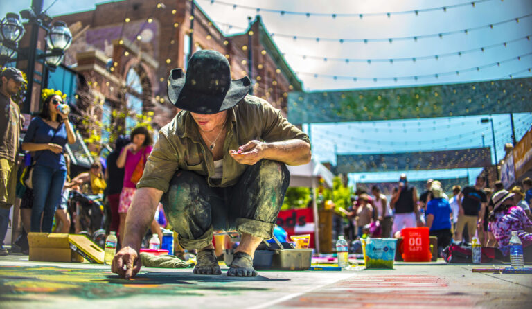 Chalk Art Festival Evan Semon Visit Denver