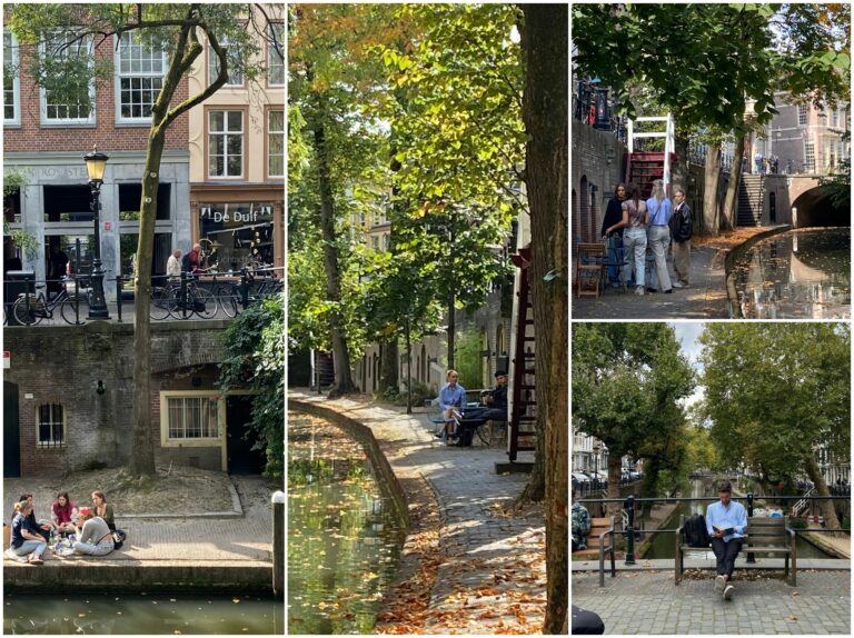 Utrecht hanging out by the canals