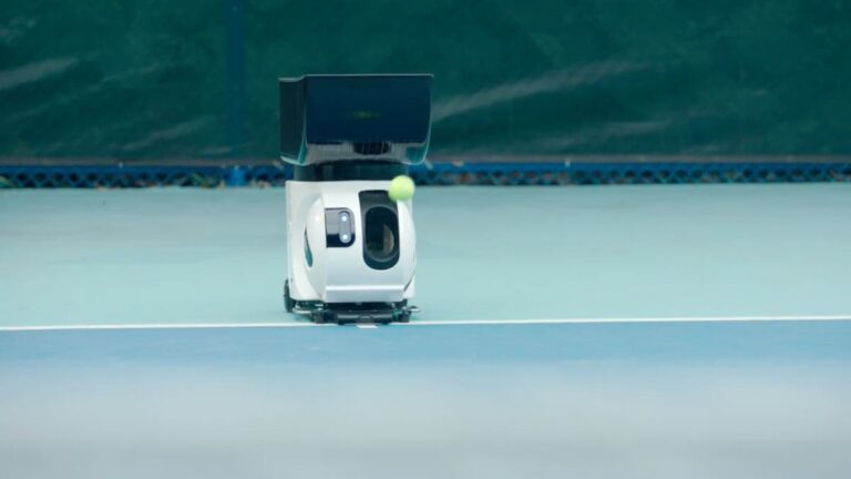 1 no tennis partner no problem with this ai robot