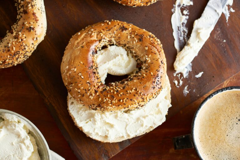 Fresh Bagels with Cream Cheese By Jeff Wasserman Stocksytxp95a12c14B4D300Medium1668824