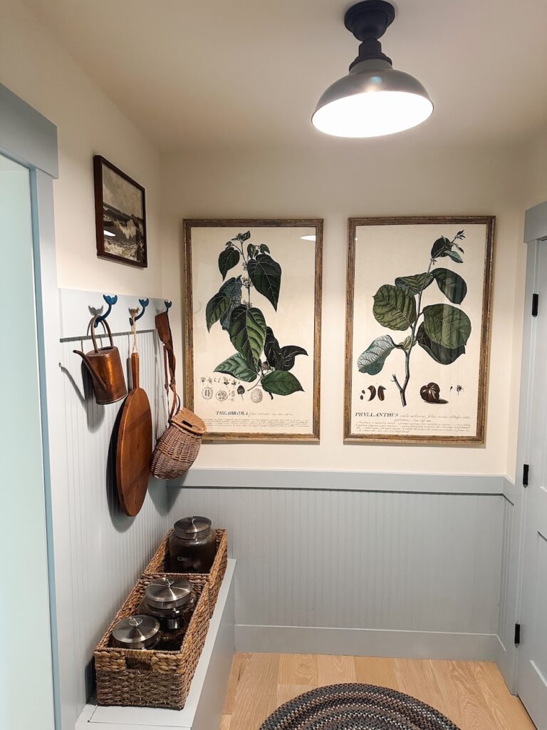 tiny mudroom pantry dog feeding station the inspired room