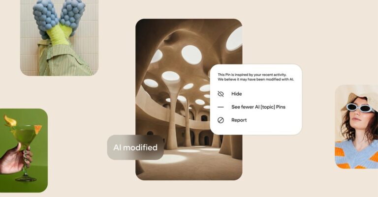 Pinterest ai labels filter head
