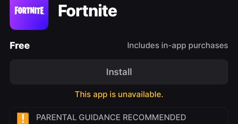fortnite unavailable