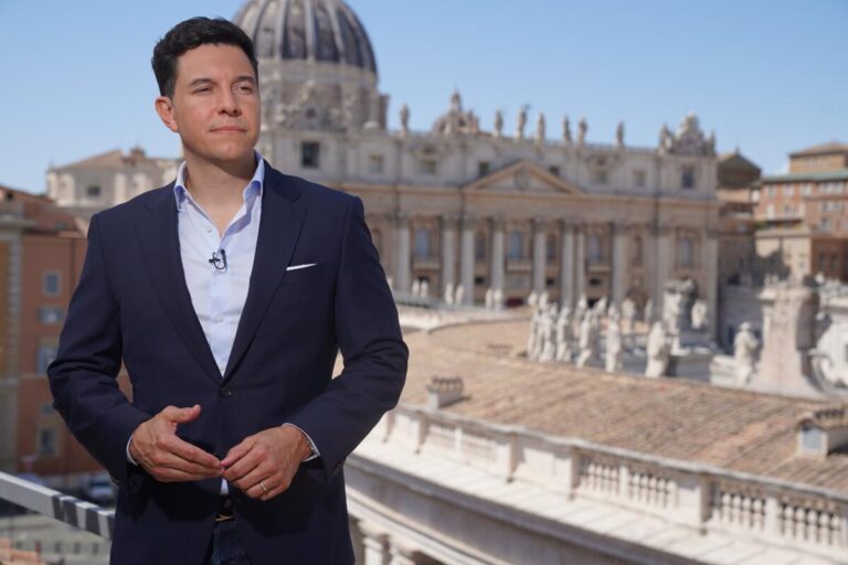 tom in rome covering death of pope 2025